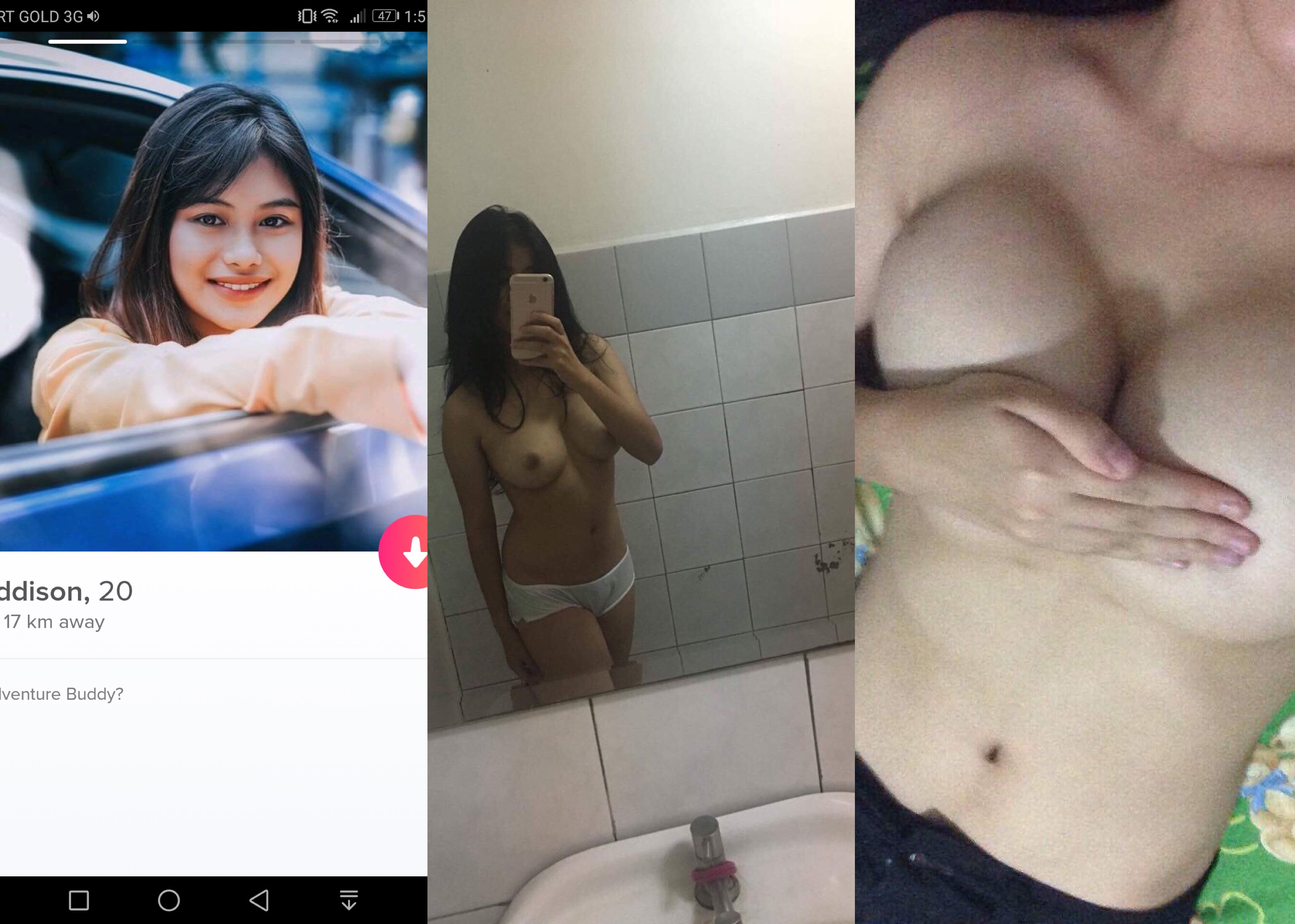 Addison from Tinder and Telegram pics and vid