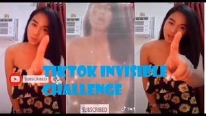 Christina Benitez invisible challenge TikTok Video
